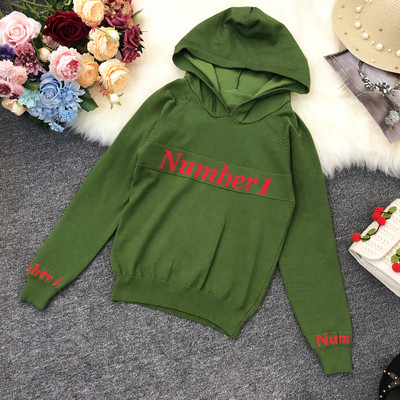 Γυναικείο casual φούτερ με κουκούλα και διάφορα χρώματα