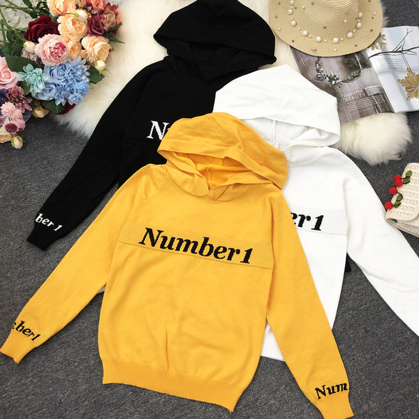 Γυναικείο casual φούτερ με κουκούλα και διάφορα χρώματα