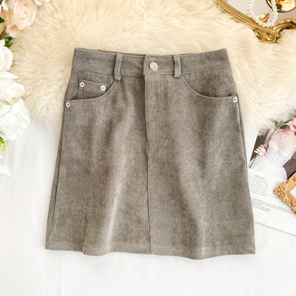 Fusta de dama cu talie inalta in mai multe culori