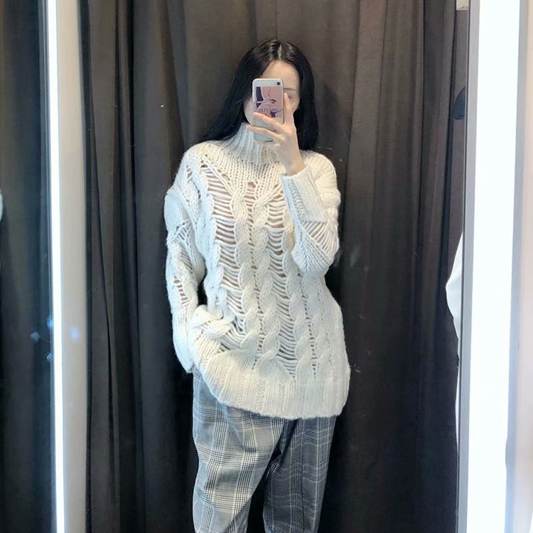 Γυναικείο casual πουλόβερ με κολάρο πόλο