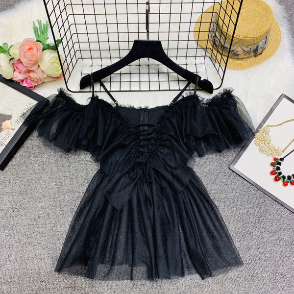 Γυναικεία μοντέρνα μπλούζα τούλι σε πολλά διαφορετικά χρώματα