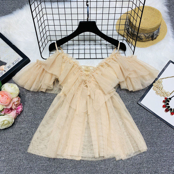 Γυναικεία μοντέρνα μπλούζα τούλι σε πολλά διαφορετικά χρώματα