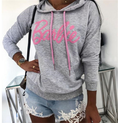 Hanorac de damă modern cu cravate și glugă de culoare gri