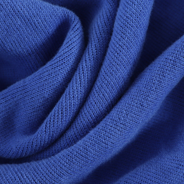 Női alkalmi pulóver fürtökkel és ovális nyakkivágással több színben