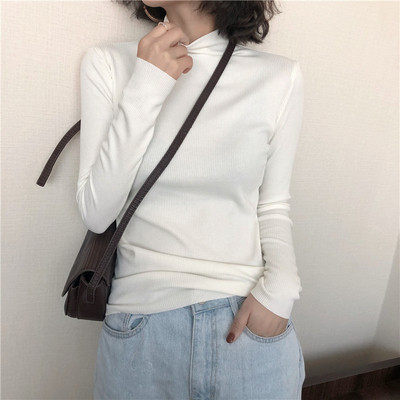 Bluză de damă cu guler polo în mai multe culori diferite