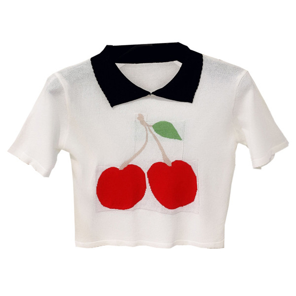 Bluza de dama cu broderie colorata si guler