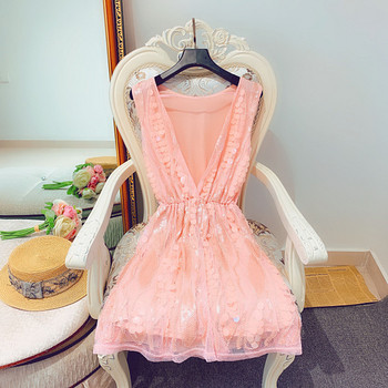 Stílusos női ruha flitterekkel, több színben