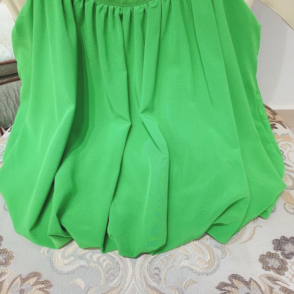 Maieu de damă cu bretele subțiri în alb și portocaliu