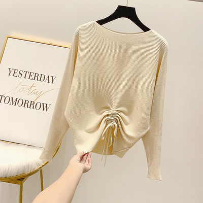 Pulover de dama cu decolteu rotund in mai multe culori