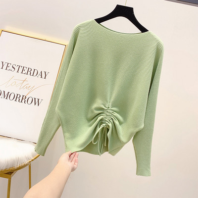 Pulover de dama cu decolteu rotund in mai multe culori