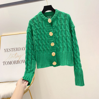 Cardigan dama tricotat cu nasturi in mai multe culori