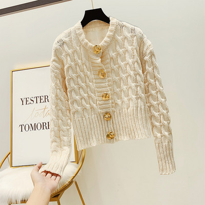 Cardigan dama tricotat cu nasturi in mai multe culori