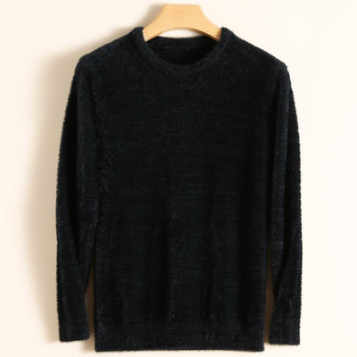 Pulover moale pentru bărbați cu decolteu oval