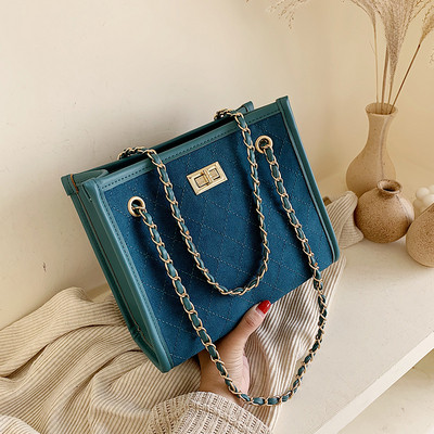 Geanta de dama eleganta din piele ecologica in trei culori