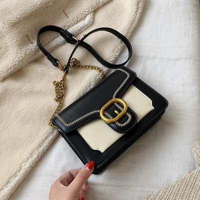 Geanta de dama moderna cu catarama in mai multe culori