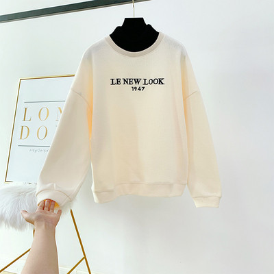 Bluză casual de damă cu guler polo și inscripție în mai multe culori