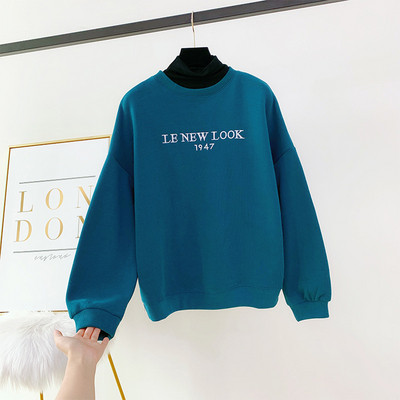 Bluză casual de damă cu guler polo și inscripție în mai multe culori