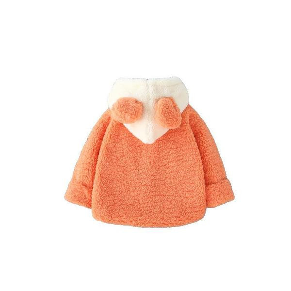 Hanorac modern pentru copii pentru baieti cu gluga si element 3D in verde, galben si portocaliu