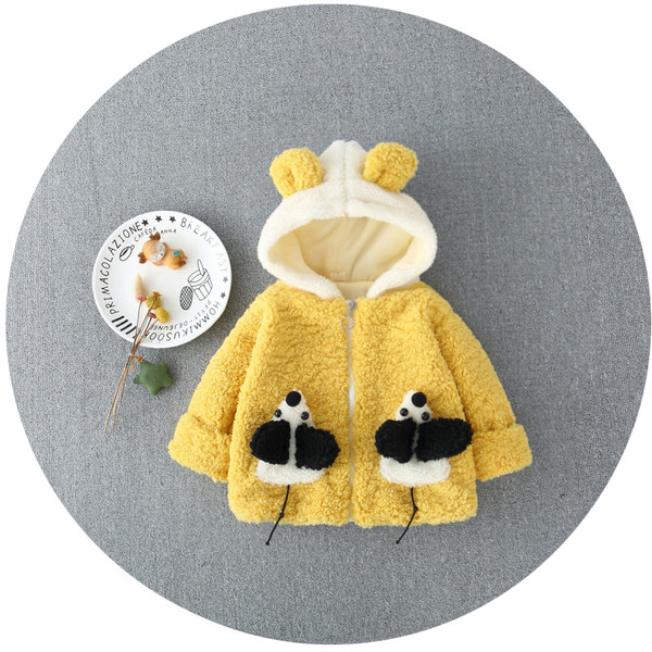 Hanorac modern pentru copii pentru baieti cu gluga si element 3D in verde, galben si portocaliu