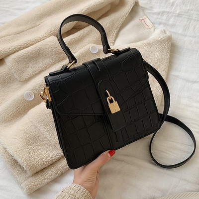 Geanta de dama moderna din piele cu manere lungi si scurte in mai multe culori