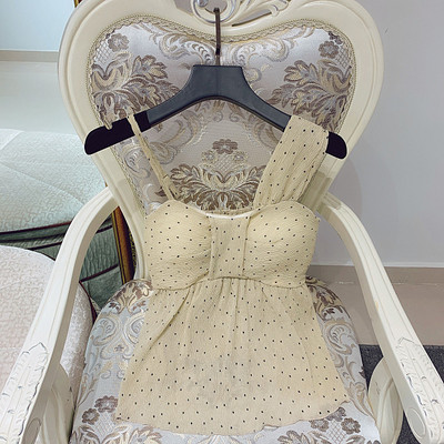 Maieu modern de damă cu bretele în bej și albastru