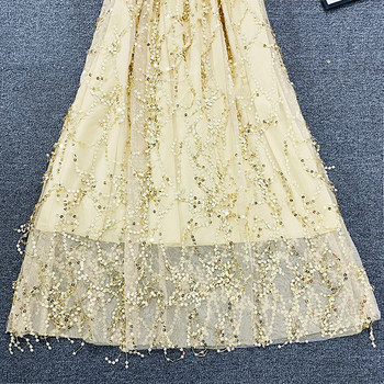 Rochie de dama cu bretele subtiri si paiete