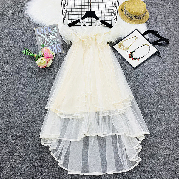 Rochie de dama cu tul model lung si lat