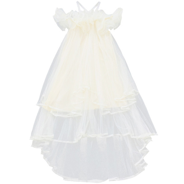 Rochie de dama cu tul model lung si lat