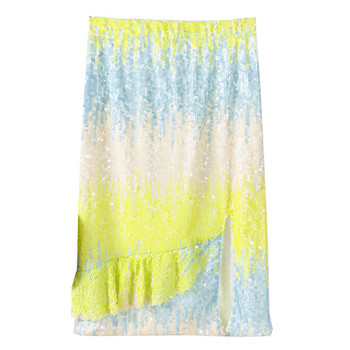 Fusta eleganta de dama cu paiete si crapata