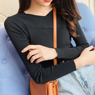 Bluză casual de damă cu mâneci lungi în mai multe culori diferite