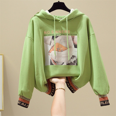 Női alkalmi pulóver mintával és nyakkendővel, négy színben