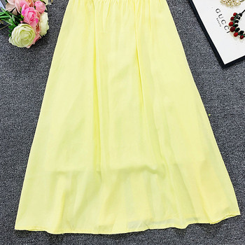 Rochie casual de dama cu maneci scurte model decupat in galben, alb si albastru