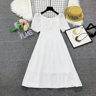 Rochie casual de dama cu maneci scurte model decupat in galben, alb si albastru