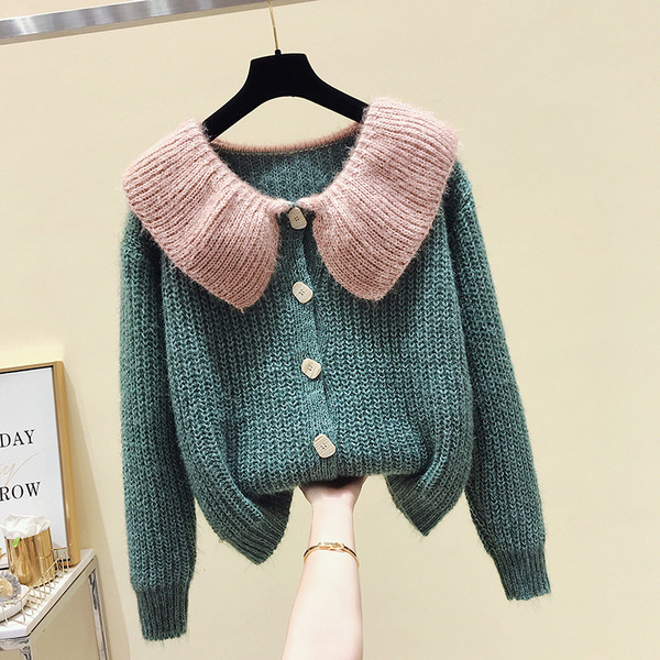 Női alkalmi mellény gombokkal és gallérral négy színben