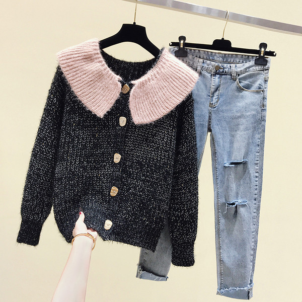 Női alkalmi mellény gombokkal és gallérral négy színben