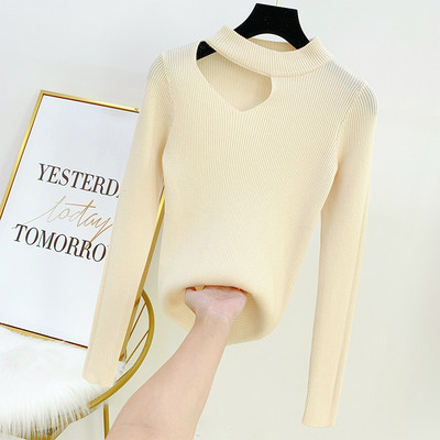 Modern női blúz több színben kivágott résszel