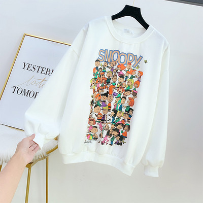 Modern női blúz rátéttel és kerek nyakkivágással, három színben