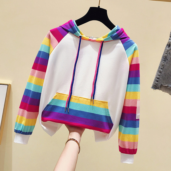 Hanorac de dama de culoare moderna cu cravate si gluga