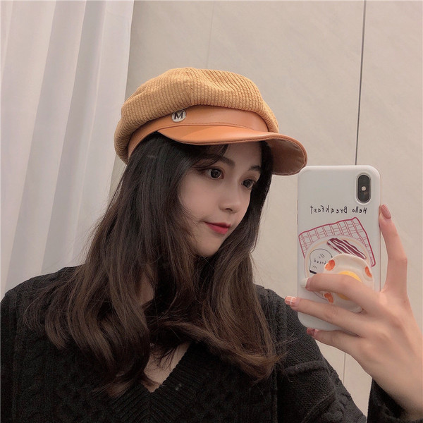 Palarie de dama cu vizor in mai multe culori