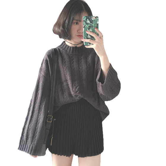 Pulover de dama lat in verde, bej si gri