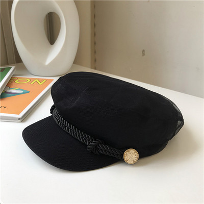 Palarie de dama moderna cu vizor in trei culori