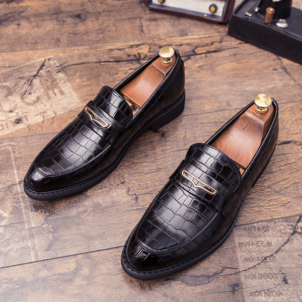 Pantofi eleganti pentru barbati din imitatie de piele in trei culori