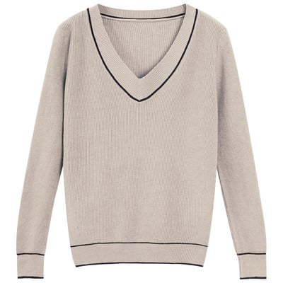 Bluză casual de damă cu decolteu în V în negru, alb, verde, albastru și bej