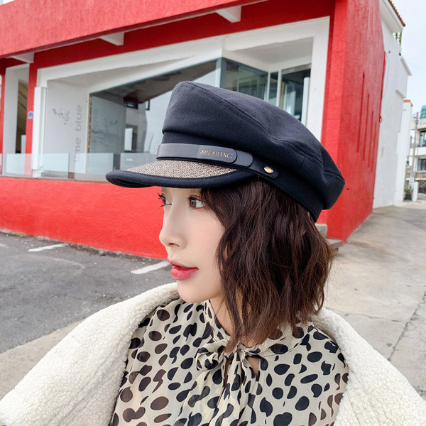 Palarie de dama moderna cu vizor in mai multe culori