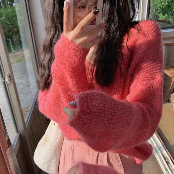 Pulover de damă modern cu umărul căzut