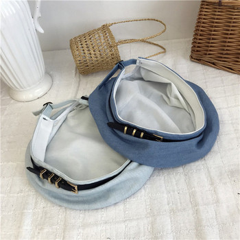 Palarie moderna de dama cu catarama in patru culori