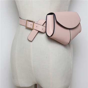 Модерна дамска чанта за кръста от еко кожа 