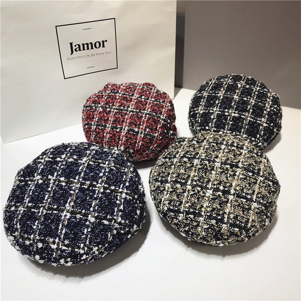 Pălărie modernă pentru femei în patru culori