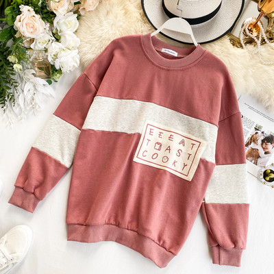 Bluză de damă cu imprimeu și mâneci lungi în patru culori