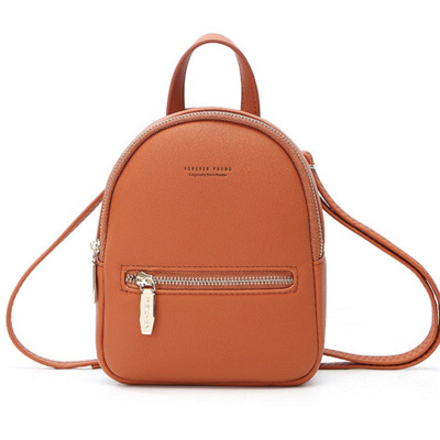 Rucsac casual de dama cu fermoare in culorile negru, gri, roz, rosu si maro